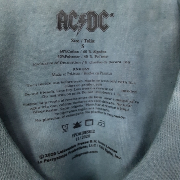 ACDC | Watercolor Graphic Tee - Picture 7 of 11